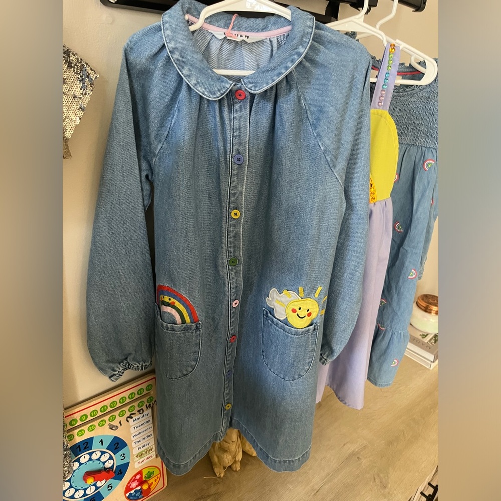 Boden Denim Dress Youth 8